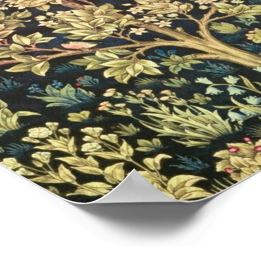 William Morris Tree of Life  pre-Raphaelite Poster (Hoek)