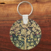 William Morris Tree of Life  pre-Raphaelite Sleutelhanger (Voorkant)