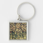 William Morris Tree of Life  pre-Raphaelite Sleutelhanger (Voorkant)