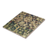 William Morris Tree of Life  pre-Raphaelite Tegeltje (Zijkant)