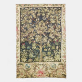 William Morris Tree of Life  pre-Raphaelite Theedoek (Verticaal)