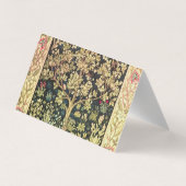 William Morris Tree of Life pre-Raphaelite Visitekaartje (Achterkant)