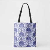 William Morris Tree of Life Print, Cobalt Blue Tote Bag (Voorkant)
