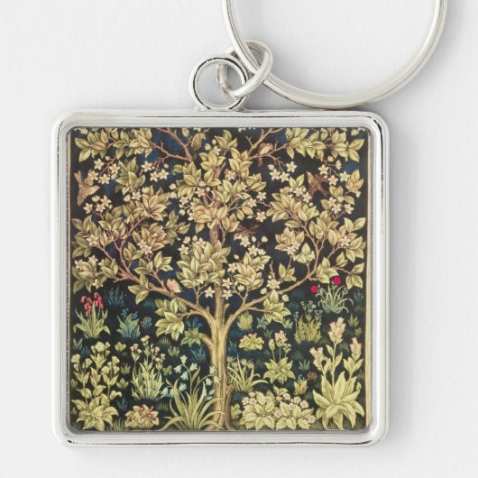 William Morris Tree of Life Sleutelhanger (Voorkant)