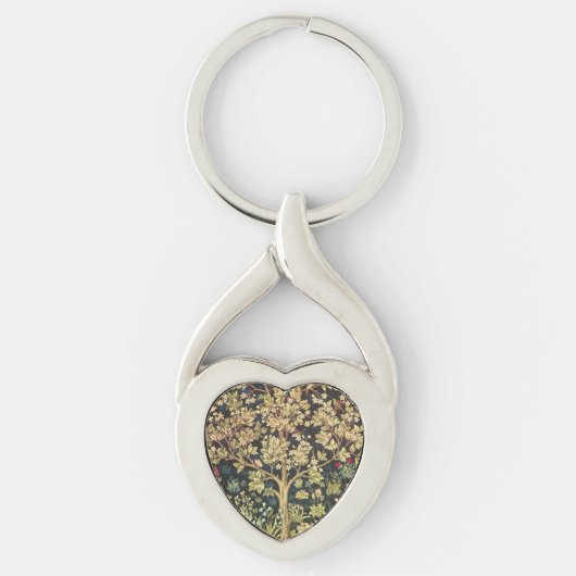 William Morris Tree of Life Sleutelhanger (Voorkant)