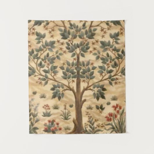 William Morris Tree of Life Wandkleed (Voorkant)