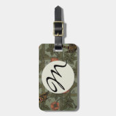 William Morris Trellis behang kunst Bagagelabel (Voorkant verticaal)