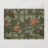 William Morris Trellis behang kunst Briefkaart (Voorkant)