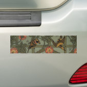William Morris Trellis behang kunst Bumpersticker (Op auto)