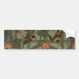 William Morris Trellis behang kunst Bumpersticker