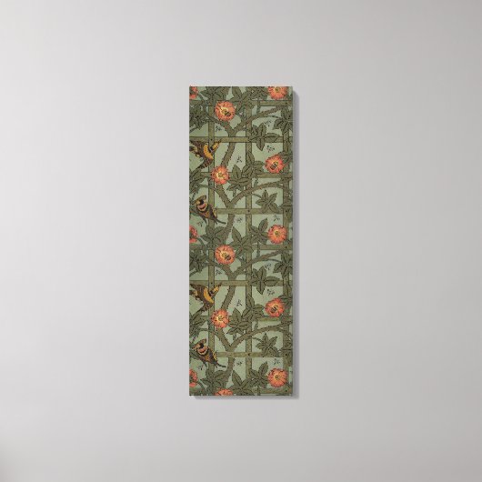 William Morris Trellis Behang Kunst Canvas Afdruk (Voorkant)