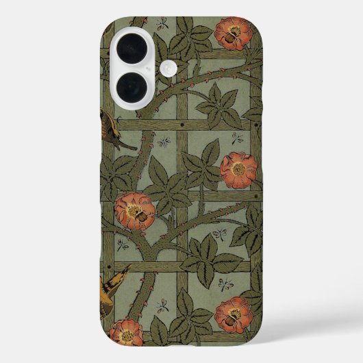 William Morris Trellis behang kunst Case-Mate iPhone Case (Achterkant)