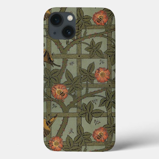 William Morris Trellis behang kunst Case-Mate iPhone Case (Achterkant)