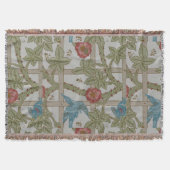 William Morris Trellis behang kunst Deken (Voorkant)