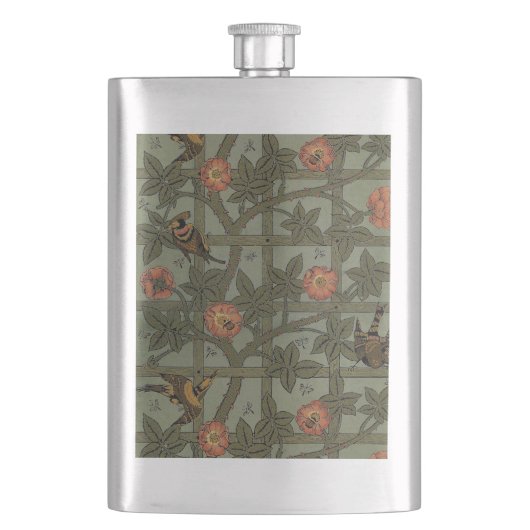 William Morris Trellis behang kunst Flacon (Voorkant)