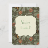 William Morris Trellis behang kunst Kaart (Voorkant)