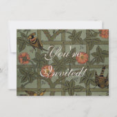 William Morris Trellis behang kunst Kaart (Voorkant)