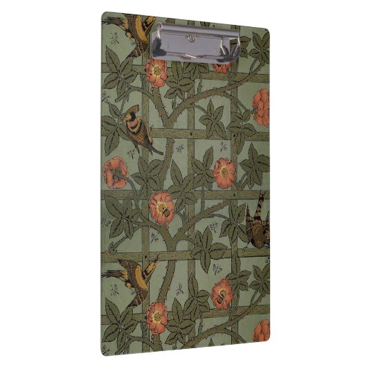 William Morris Trellis behang kunst Klembord (Rechts)