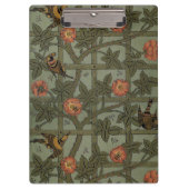 William Morris Trellis behang kunst Klembord (Voorkant)