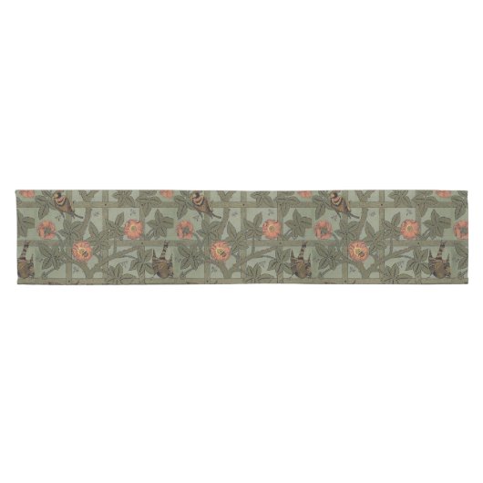 William Morris Trellis Behang Kunst Korte Tafelloper (Horizontaal)