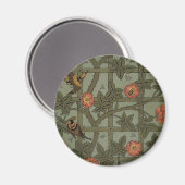 William Morris Trellis behang kunst Magneet (Voorkant / Achterkant)