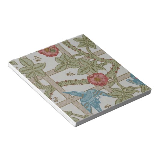 William Morris Trellis behang kunst Notitieblok (Schuin)