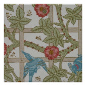 William Morris Trellis behang kunst Perfect Poster (Voorkant)