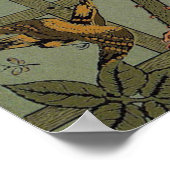 William Morris Trellis behang kunst Poster (Hoek)