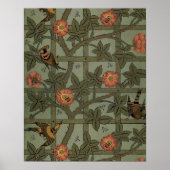 William Morris Trellis behang kunst Poster (Voorkant)