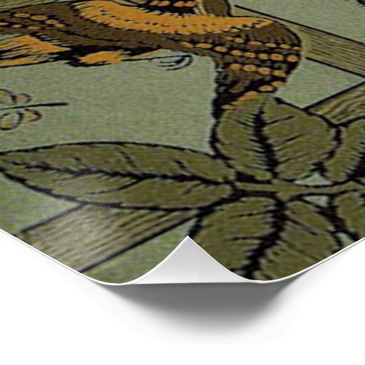 William Morris Trellis behang kunst Poster (Hoek)