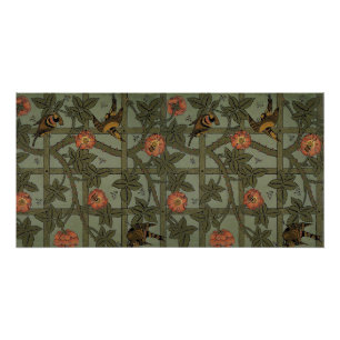 William Morris Trellis behang kunst Poster