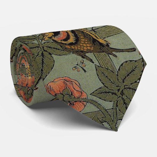 William Morris Trellis behang kunst Stropdas (Opgerold)