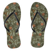 William Morris Trellis behang kunst Teenslippers (Voetbed)