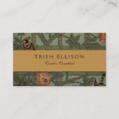 William Morris Trellis behang kunst Visitekaartje (Voorkant)
