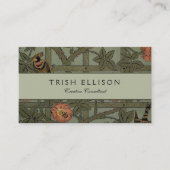 William Morris Trellis behang kunst Visitekaartje (Voorkant)