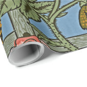William Morris Trellis Bloemvogels Cadeaupapier (Rol Hoek)