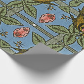 William Morris Trellis Bloemvogels Cadeaupapier (Hoek)