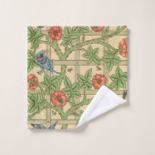 William Morris Trellis Classic Wallpaper Design Bad Handdoek (Wasdoekje)