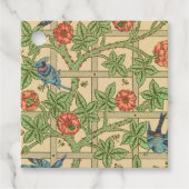 William Morris Trellis Classic Wallpaper Design Bedankjes Labels (Voorkant)