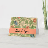 William Morris Trellis Classic Wallpaper Design Bedankkaart (Voorkant)