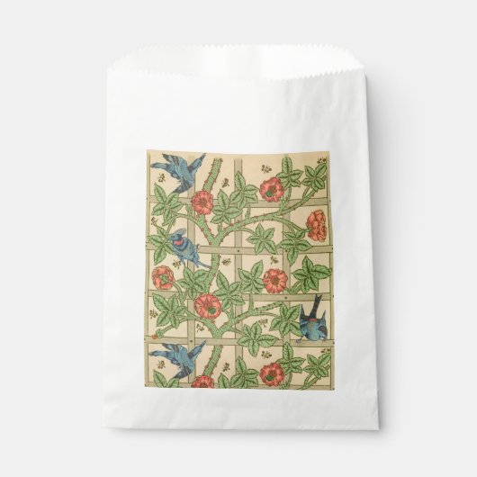 William Morris Trellis Classic Wallpaper Design Bedankzakje (Voorkant)