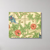 William Morris Trellis Classic Wallpaper Design Canvas Afdruk (Voorkant)