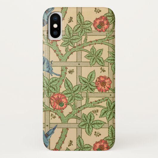 William Morris Trellis Classic Wallpaper Design Case-Mate iPhone Case (Achterkant)
