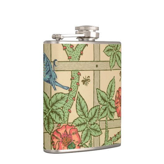 William Morris Trellis Classic Wallpaper Design Heupfles (Rechts)