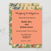 William Morris Trellis Classic Wallpaper Design Kaart (Voorkant / Achterkant)