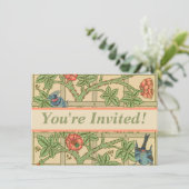 William Morris Trellis Classic Wallpaper Design Kaart (Staand voorkant)