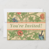 William Morris Trellis Classic Wallpaper Design Kaart (Voorkant)