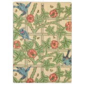 William Morris Trellis Classic Wallpaper Design Klembord (Achterkant)