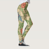 William Morris Trellis Classic Wallpaper Design Leggings (Rechts)
