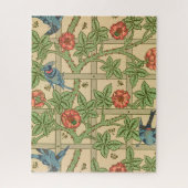 William Morris Trellis Classic Wallpaper Design Legpuzzel (Verticaal)